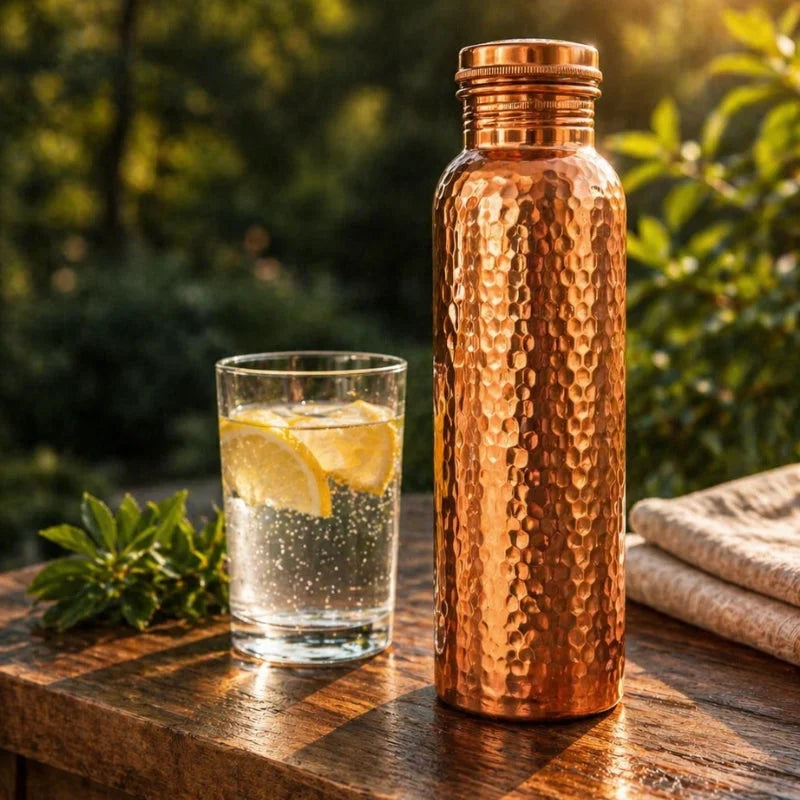 Copper Water Bottle – Kovah™ | Naturally Purified Water, Plastic-Free