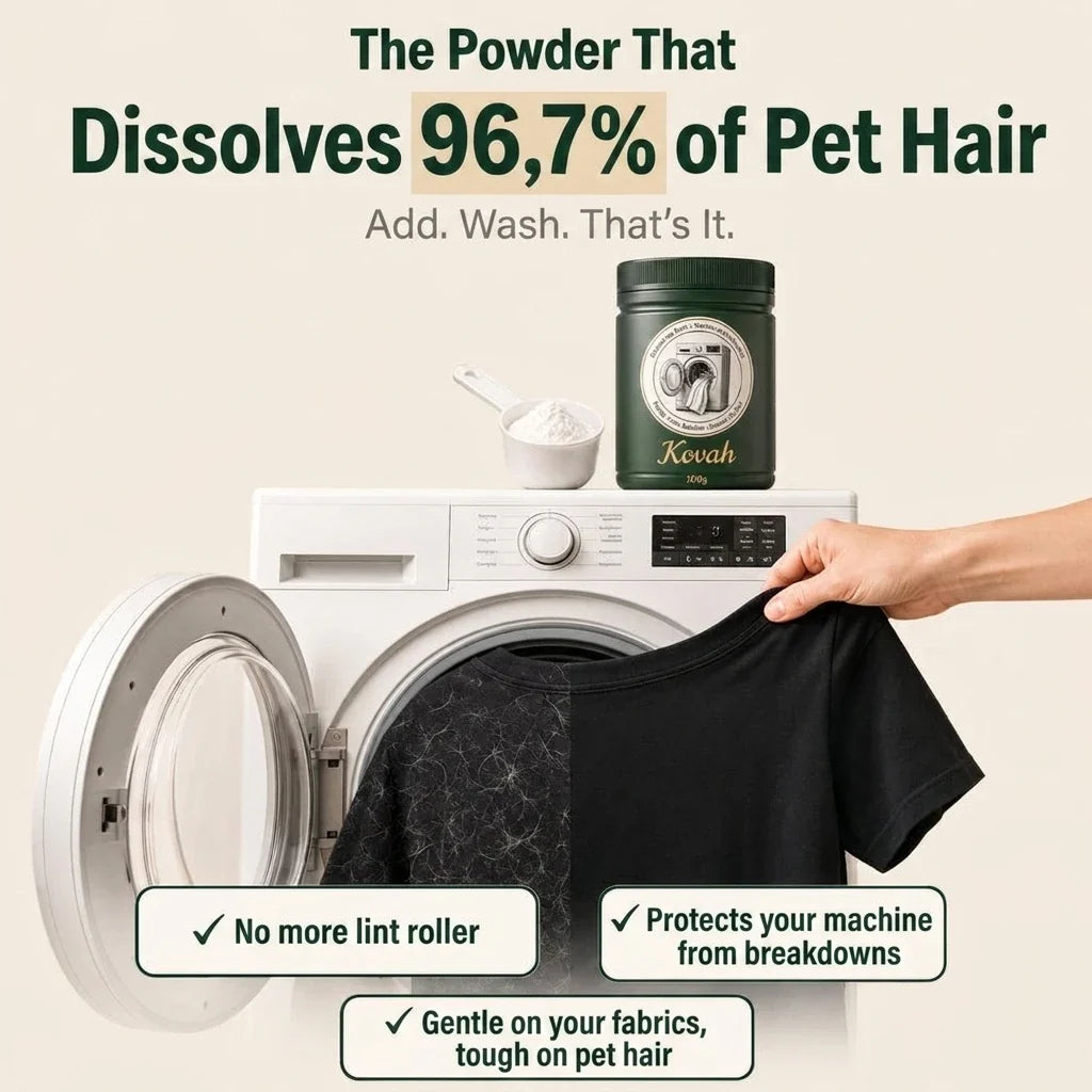 Kovah Pet Hair Dissolver, two tubs