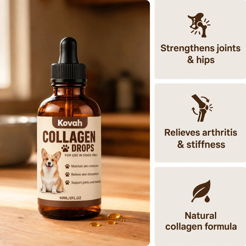 Kovah Collagen Drops for dogs – supports joints, hips and mobility