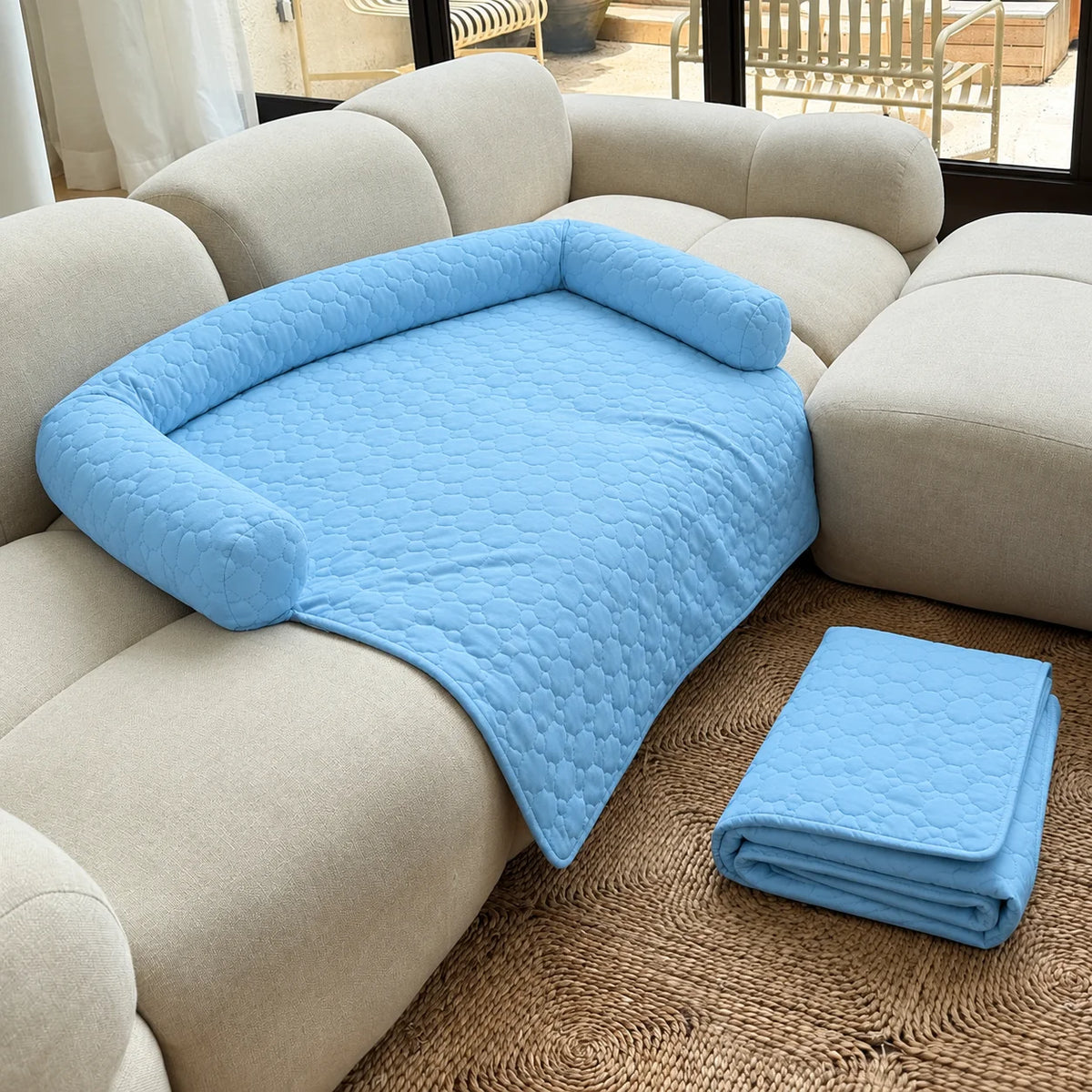 Kovah V2 on a sofa