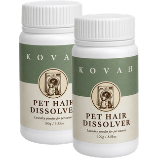 2 jars of Kovah Pet Hair Dissolver