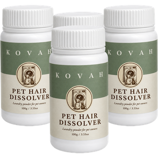 4 jars of Kovah Pet Hair Dissolver