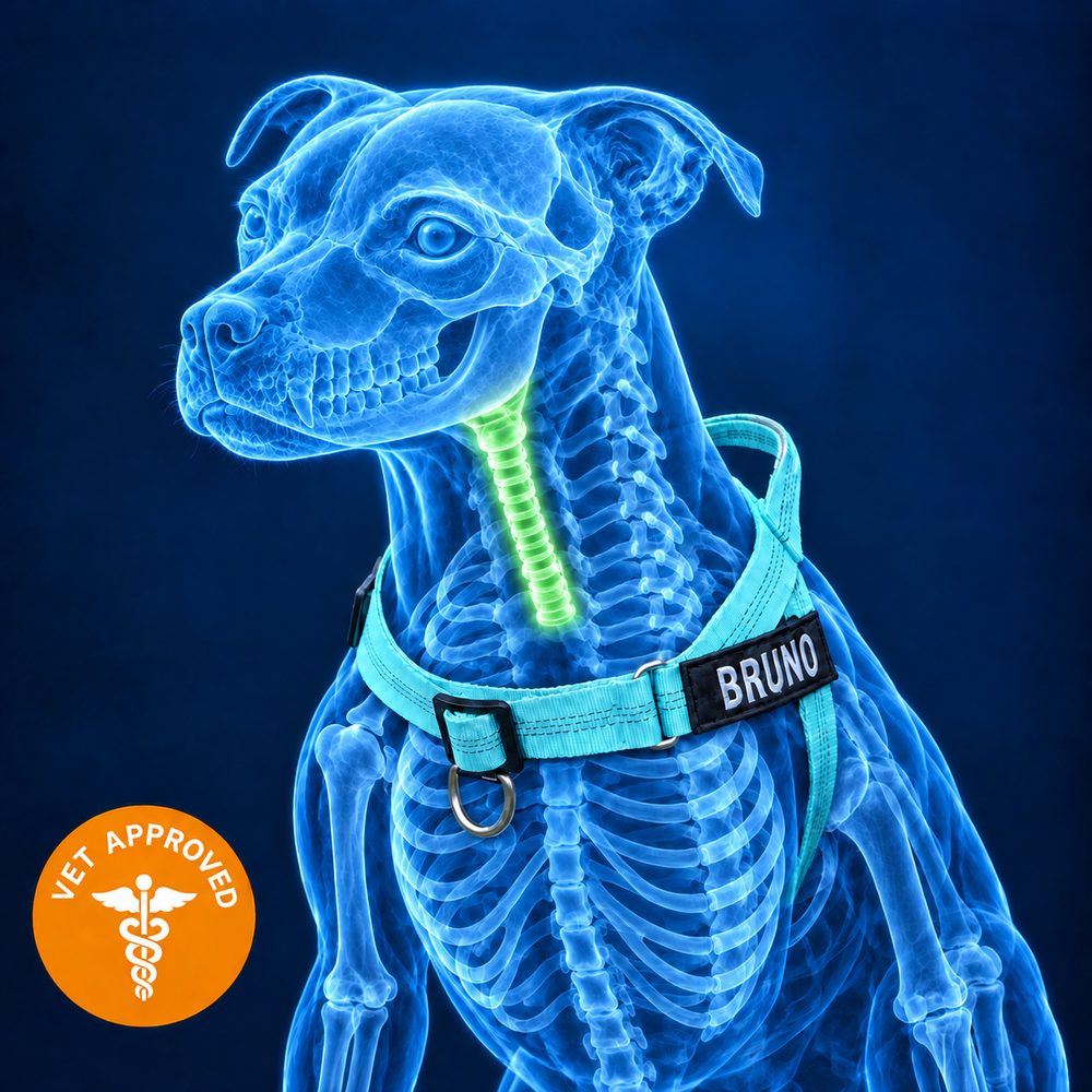 Vet approved: zero pressure on the throat