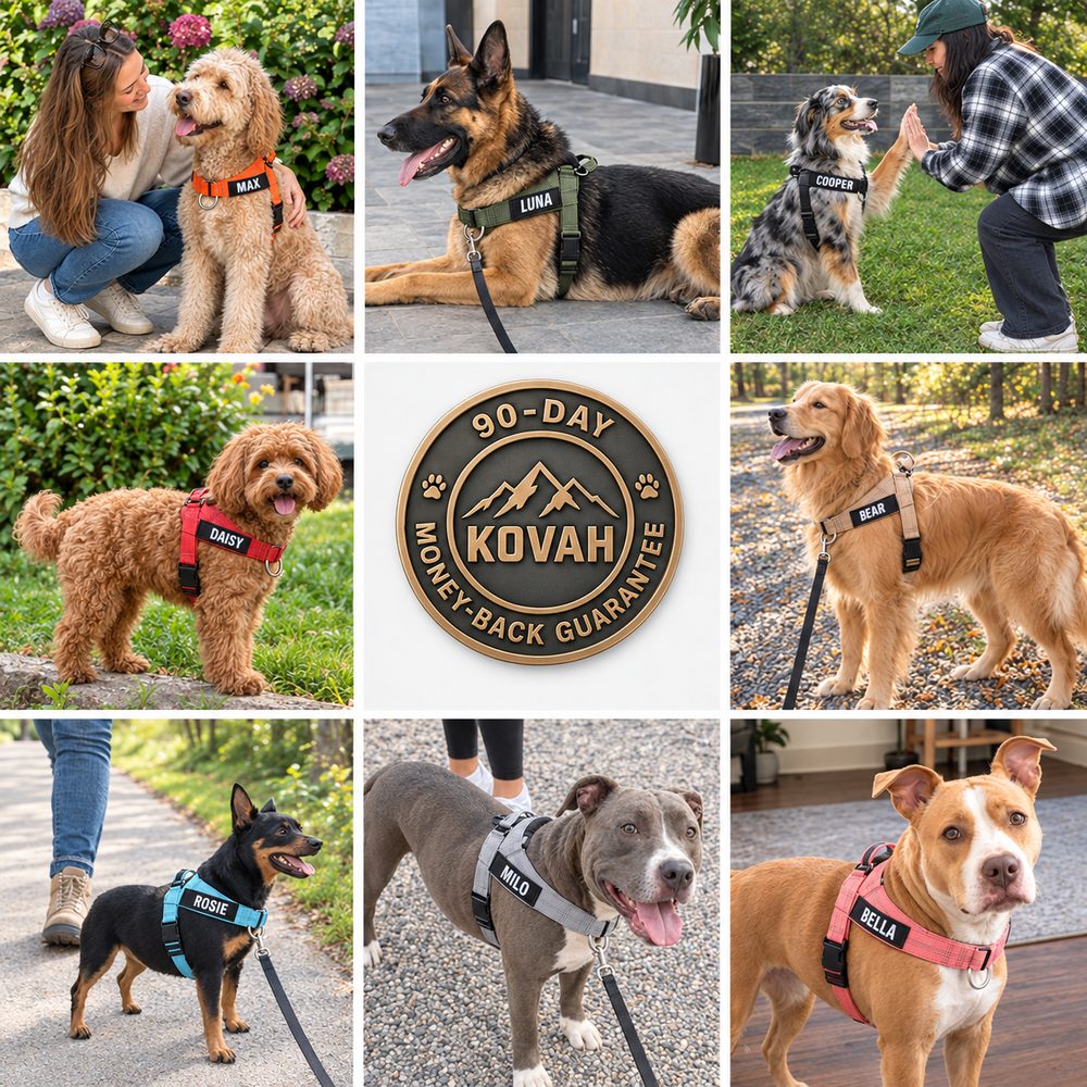 Happy Kovah customers and their dogs